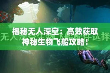 揭秘无人深空：高效获取神秘生物飞船攻略！