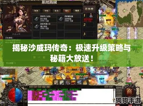 揭秘沙威玛传奇:极速升级策略与秘籍大放送! 揭秘沙威玛传奇:极速升级策略与秘籍大放送!