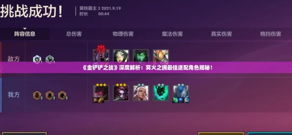 《金铲铲之战》深度解析：冥火之拥最佳适配角色揭秘！
