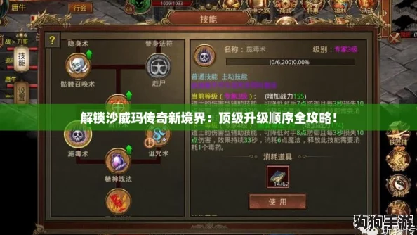 解锁沙威玛传奇新境界：顶级升级顺序全攻略！