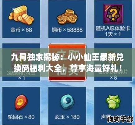 九月独家揭秘：小小仙王最新兑换码福利大全，尊享海量好礼！