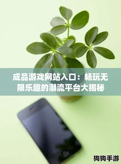 成品游戏网站入口：畅玩无限乐趣的潮流平台大揭秘