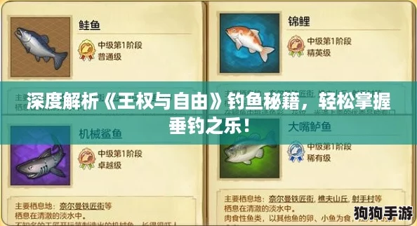 深度解析《王权与自由》钓鱼秘籍，轻松掌握垂钓之乐！