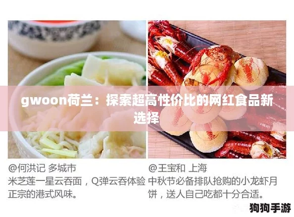 gwoon荷兰:探索超高性价比的网红食品新选择 gwoon荷兰:探索超高性价比的网红食品新选择