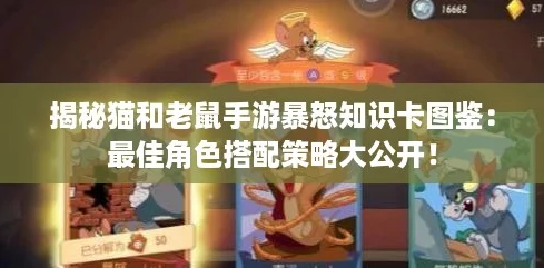 揭秘猫和老鼠手游暴怒知识卡图鉴:最佳角色搭配策略大公开! 揭秘猫和老鼠手游暴怒知识卡图鉴:最佳角色搭配策略大公开!