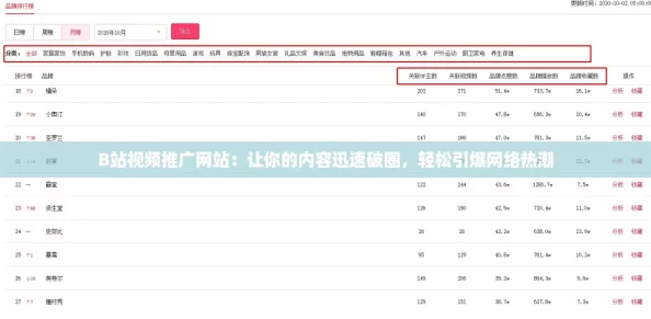 B站视频推广网站:让你的内容迅速破圈,轻松引爆网络热潮 B站视频推广网站:让你的内容迅速破圈,轻松引爆网络热潮