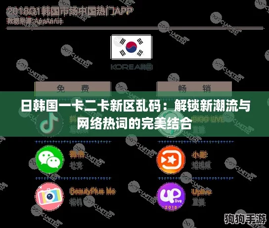 日韩国一卡二卡新区乱码：解锁新潮流与网络热词的完美结合