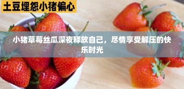小猪草莓丝瓜深夜释放自己,尽情享受解压的快乐时光 小猪草莓丝瓜深夜释放自己,尽情享受解压的快乐时光