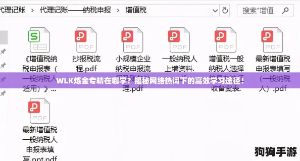 WLK炼金专精在哪学？揭秘网络热词下的高效学习途径！
