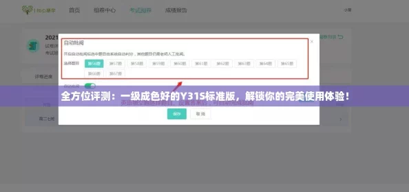 全方位评测：一级成色好的Y31S标准版，解锁你的完美使用体验！
