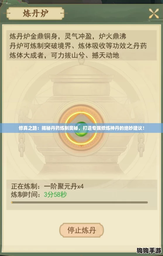 修真之路：揭秘丹药炼制奥秘，打造专属修炼神丹的绝妙建议！