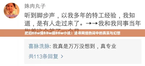 肥妇BBw搡BBw搡BBw小说：追寻网络热词中的真实与幻想