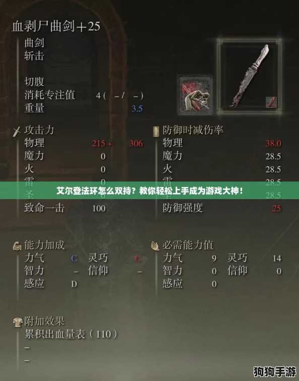 艾尔登法环怎么双持？教你轻松上手成为游戏大神！
