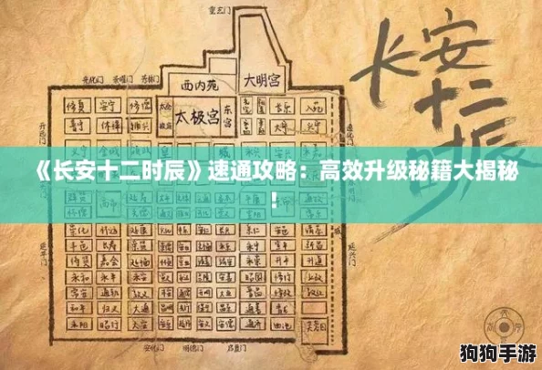 《长安十二时辰》速通攻略：高效升级秘籍大揭秘！