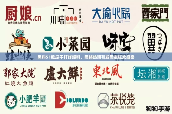 黑料51吃瓜不打烊爆料，网络热词引发网友狂欢盛宴
