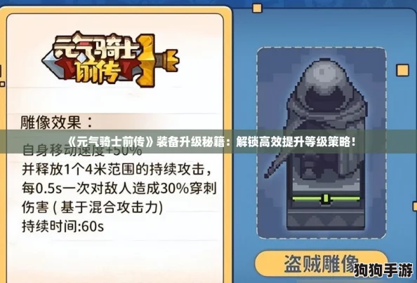 《元气骑士前传》装备升级秘籍：解锁高效提升等级策略！