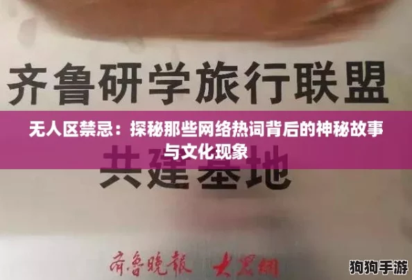 无人区禁忌：探秘那些网络热词背后的神秘故事与文化现象