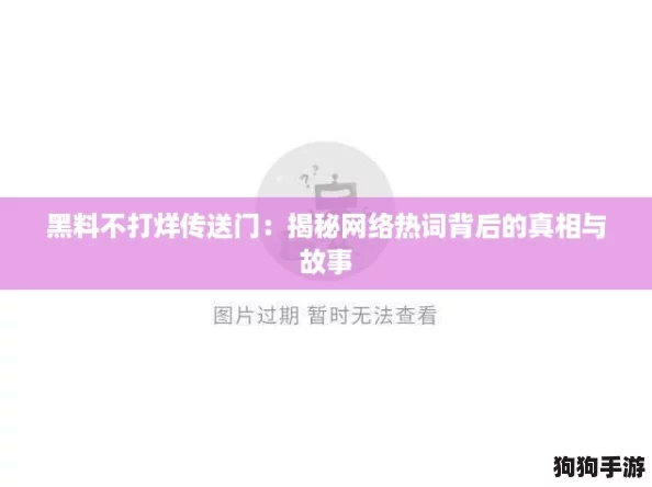 黑料不打烊传送门：揭秘网络热词背后的真相与故事