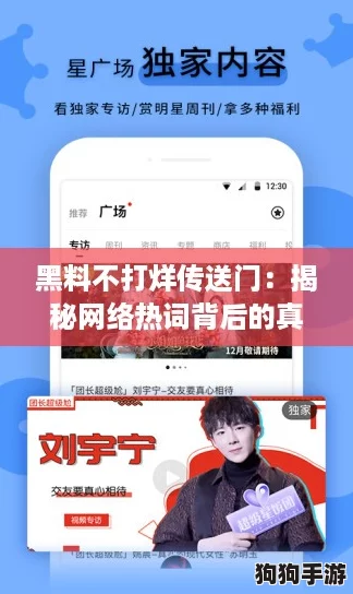 黑料不打烊传送门：揭秘网络热词背后的真相与故事