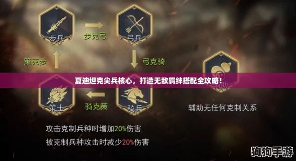 夏迪坦克尖兵核心，打造无敌羁绊搭配全攻略！