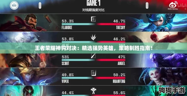 王者荣耀神钩对决：精选强势英雄，策略制胜指南！