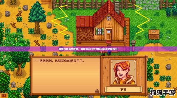 星露谷物语全攻略：揭秘结识28位村民秘籍与地图指引！
