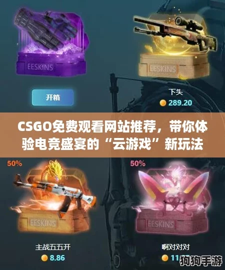 CSGO免费观看网站推荐，带你体验电竞盛宴的“云游戏”新玩法