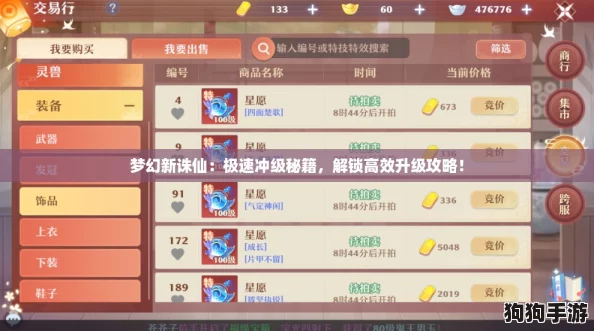 梦幻新诛仙：极速冲级秘籍，解锁高效升级攻略！