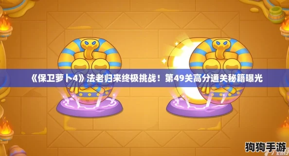 《保卫萝卜4》法老归来终极挑战!第49关高分通关秘籍曝光 《保卫萝卜4》法老归来终极挑战!第49关高分通关秘籍曝光