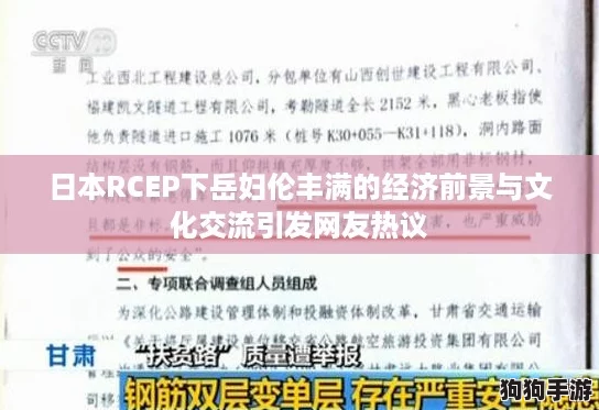 日本RCEP下岳妇伦丰满的经济前景与文化交流引发网友热议