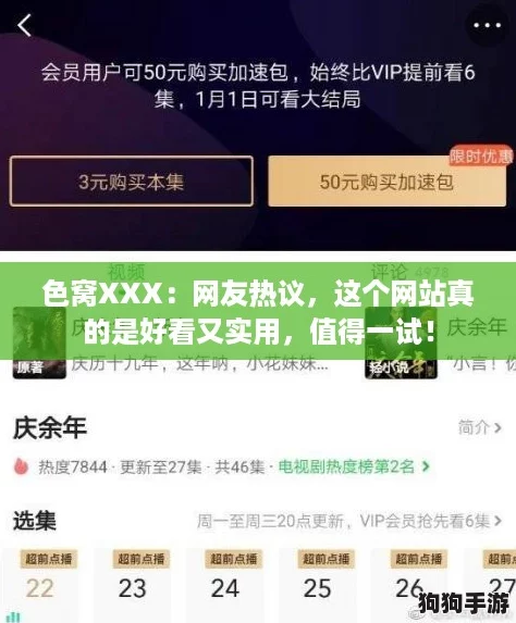 色窝XXX：网友热议，这个网站真的是好看又实用，值得一试！