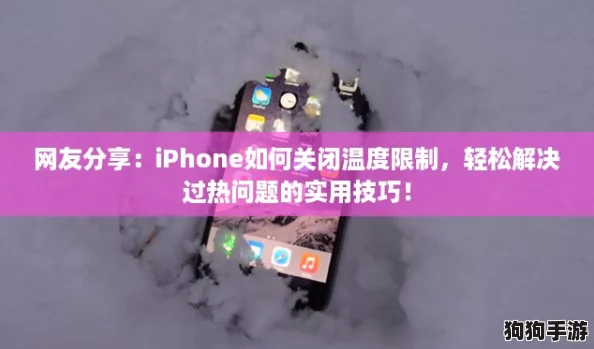 网友分享：iPhone如何关闭温度限制，轻松解决过热问题的实用技巧！