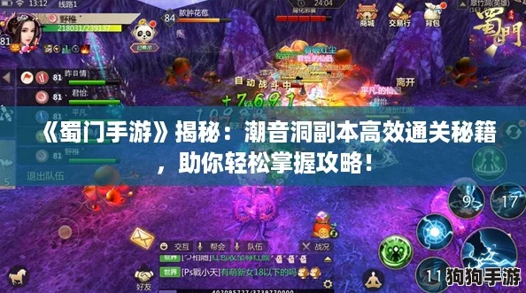 《蜀门手游》揭秘：潮音洞副本高效通关秘籍，助你轻松掌握攻略！