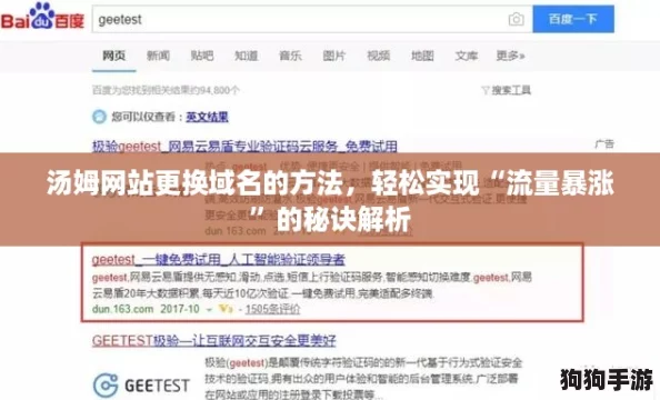 汤姆网站更换域名的方法,轻松实现“流量暴涨”的秘诀解析 汤姆网站更换域名的方法,轻松实现“流量暴涨”的秘诀解析