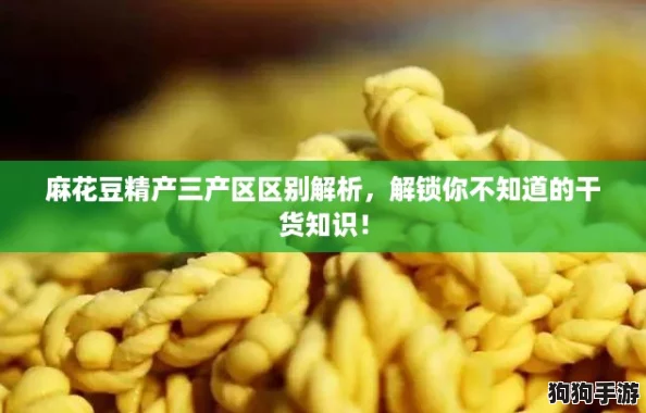 麻花豆精产三产区区别解析，解锁你不知道的干货知识！
