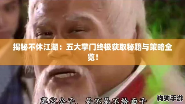 揭秘不休江湖：五大掌门终极获取秘籍与策略全览！