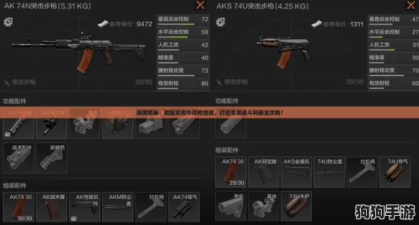 深度揭秘:暗区突围中改枪绝技,打造专属战斗利器全攻略! 深度揭秘:暗区突围中改枪绝技,打造专属战斗利器全攻略!