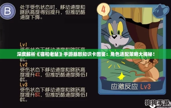 深度解析《猫和老鼠》手游暴怒知识卡图鉴：角色适配策略大揭秘！