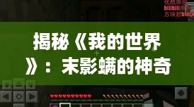 揭秘《我的世界》：末影螨的神奇技巧与方法详解！