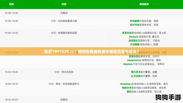 探索1991020.cc：如何在网络热潮中获取流量与曝光？