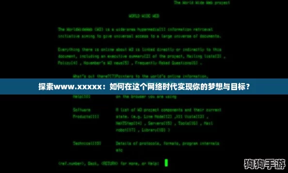 探索www.xxxxx：如何在这个网络时代实现你的梦想与目标？