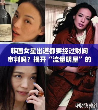 韩国女星出道都要经过财阀审判吗？揭开“流量明星”的背后真相！