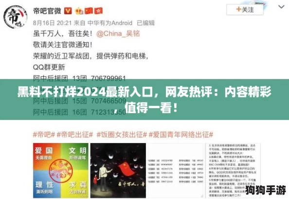 黑料不打烊2024最新入口，网友热评：内容精彩，值得一看！