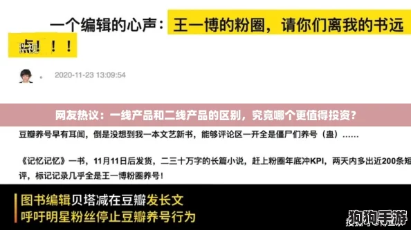 网友热议：一线产品和二线产品的区别，究竟哪个更值得投资？