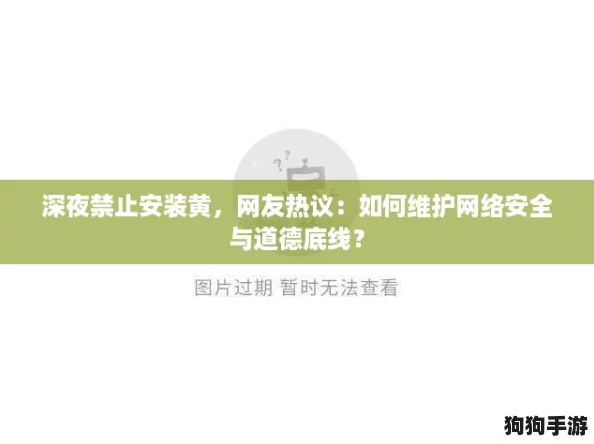 深夜禁止安装黄,网友热议:如何维护网络安全与道德底线? 深夜禁止安装黄,网友热议:如何维护网络安全与道德底线?