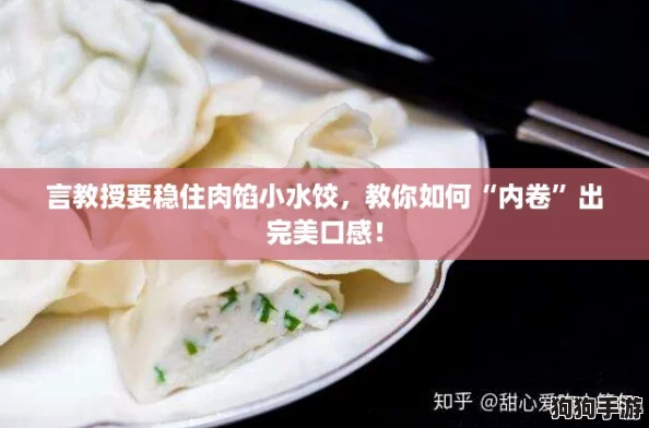 言教授要稳住肉馅小水饺，教你如何“内卷”出完美口感！