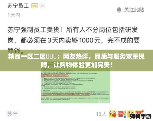 精品一区二区乂乂乂：网友热评，品质与服务双重保障，让购物体验更加完美！