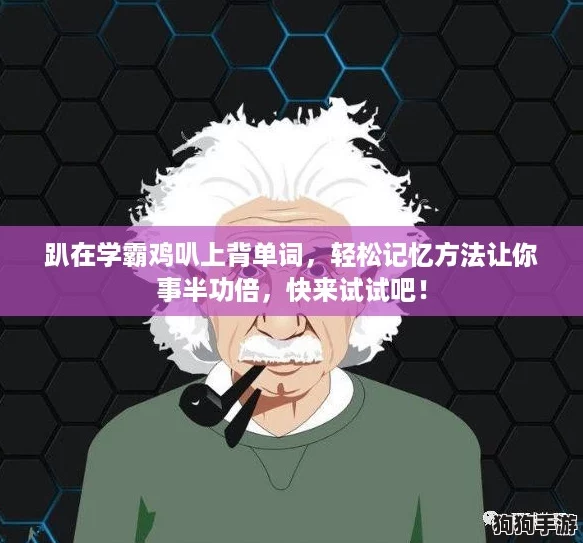 趴在学霸鸡叭上背单词，轻松记忆方法让你事半功倍，快来试试吧！