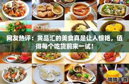 网友热评：黄品汇的美食真是让人惊艳，值得每个吃货前来一试！