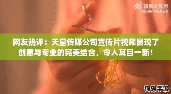 网友热评:天堂传媒公司宣传片视频展现了创意与专业的完美结合,令人耳目一新! 网友热评:天堂传媒公司宣传片视频展现了创意与专业的完美结合,令人耳目一新!